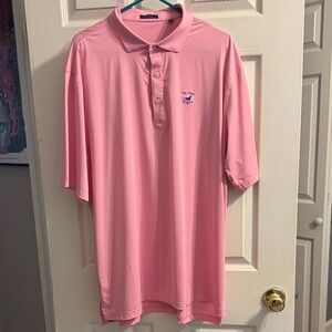 Old Row Pink Polo Shirt for Men